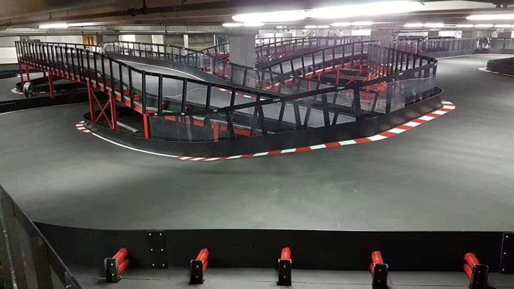 Modular relocatable karting circuit